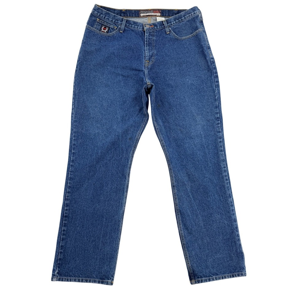 Cinch WRX FR White Label Men Denim 40x34 Flame Resistant Jeans Blue  HRC-2 ATPV